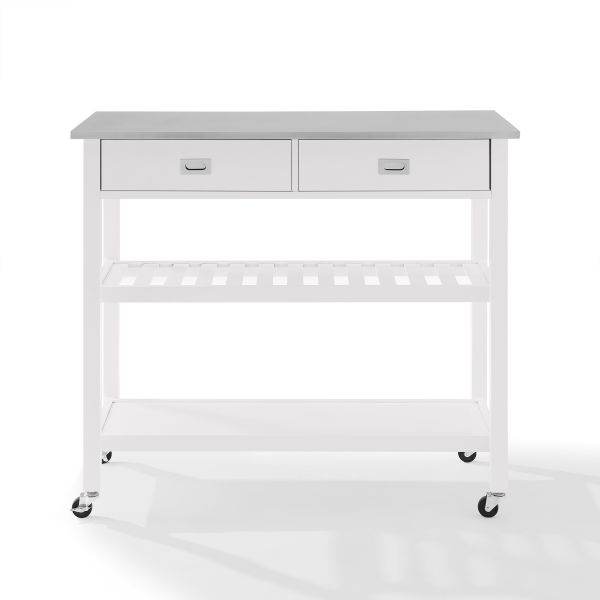 Chloe Stainless Steel Top Kitchen Island/Cart