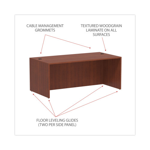 Alera Valencia Series Straight Front Desk Shell， 71