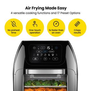 Chefman 10-Liter Digital Multifunction Air Fryer Plus Rotisserie Dehydrator Oven RJ38-10-RDO-V2