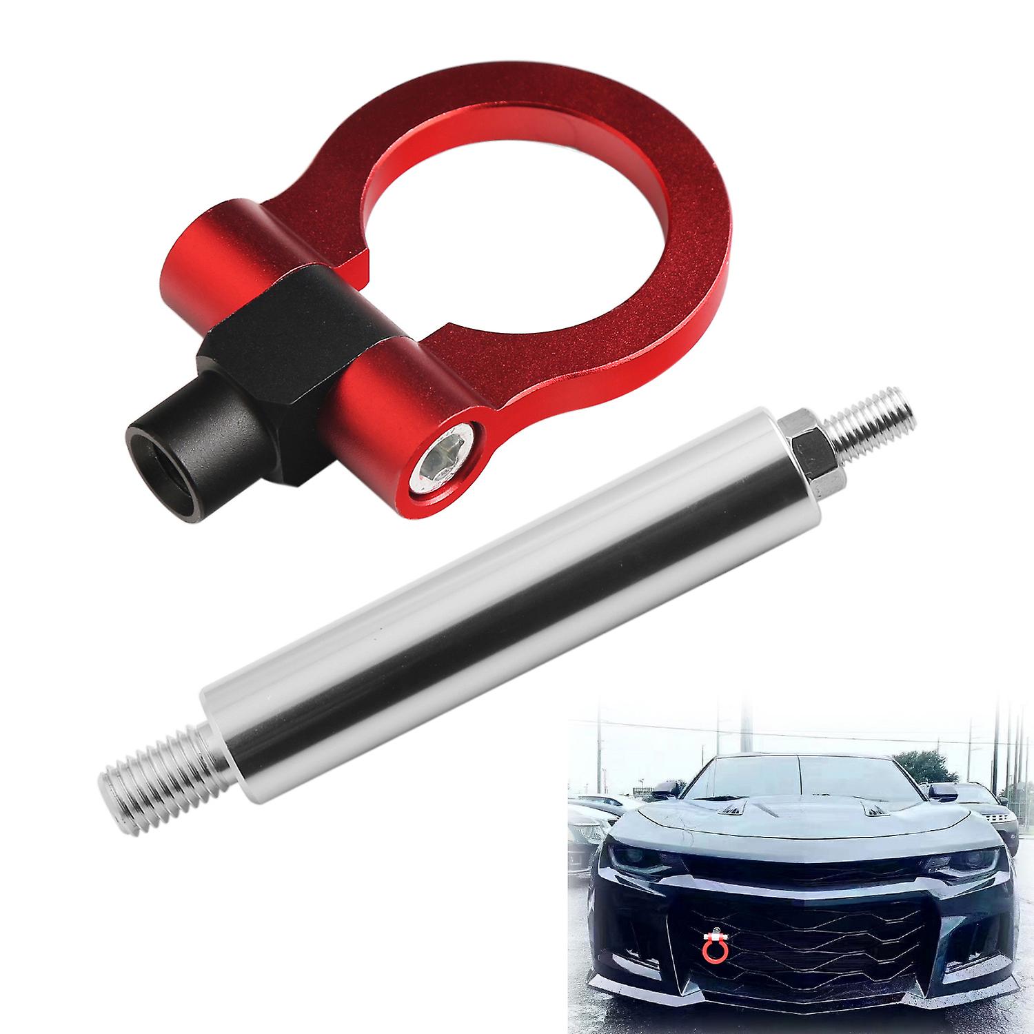 Red Trailer Hook Decorative Trailer Ring Towing Hook Front Bumper Metal Paint Spraying Traction Hook Replacement For Chevrolet Camaro (2016+)