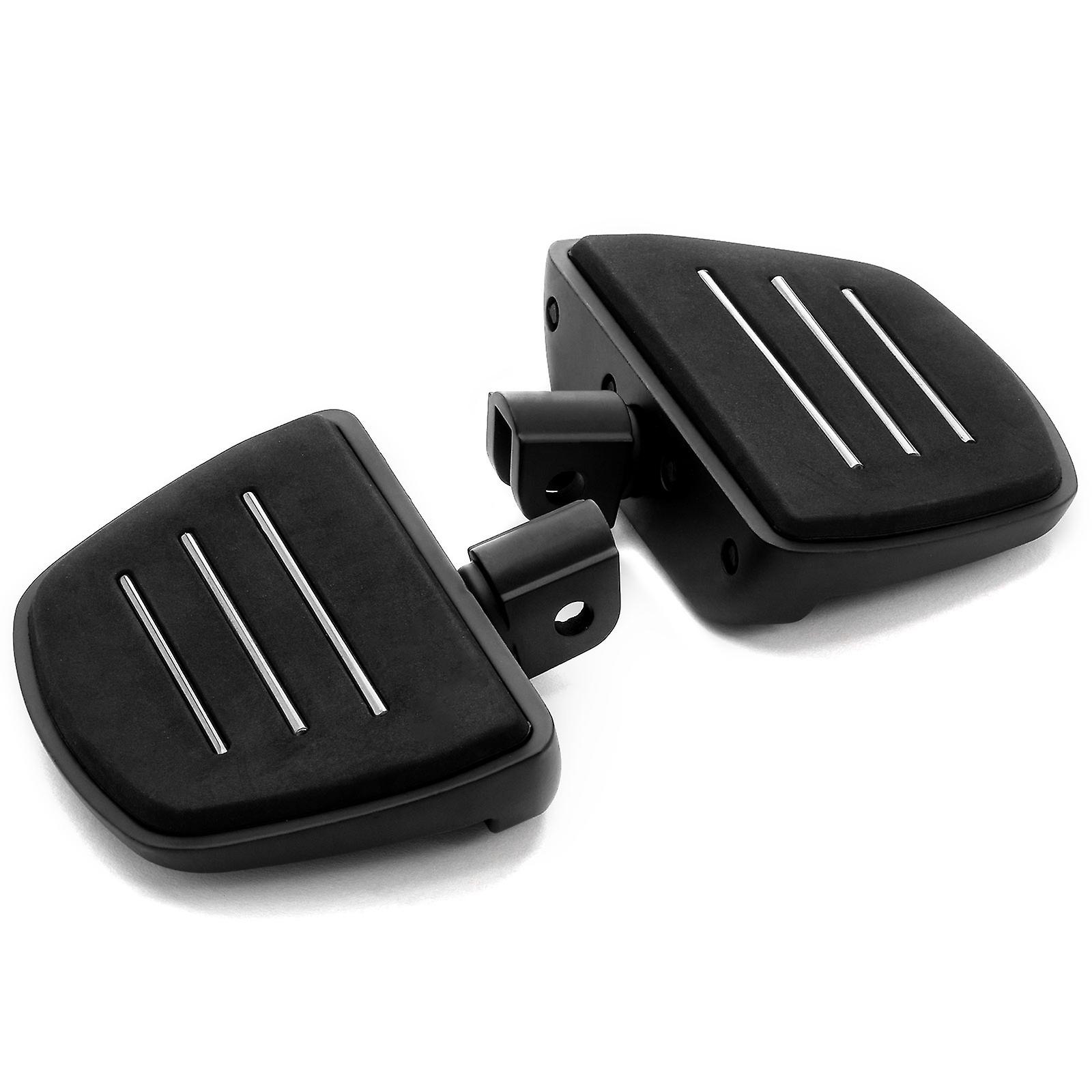 Black Mini Board Floorboards Footpegs Compatible with Honda ST1300 2003-2012 (Front Only)