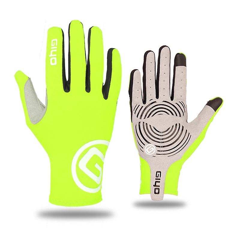 Women Men Touch Screen Long Full Fingers Gel Sports Bike Cycling Gloves