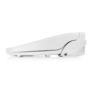 Brondell Swash Select Electric Bidet Seat for Elongated Toilets in White with Warm Air Dryer and Deodorizer DR802-EW