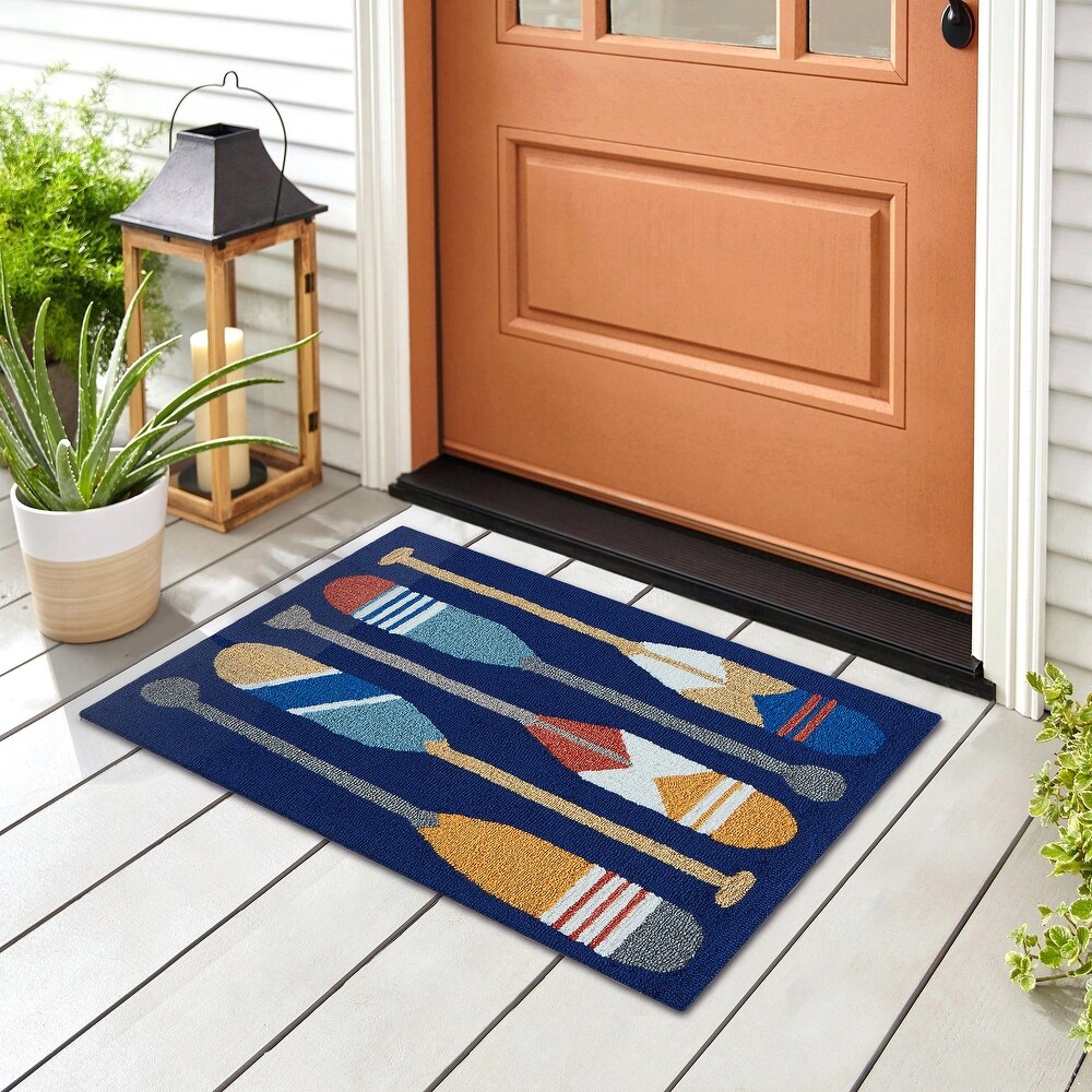 Liora Manne Frontporch Paddles Indoor/Outdoor Rug