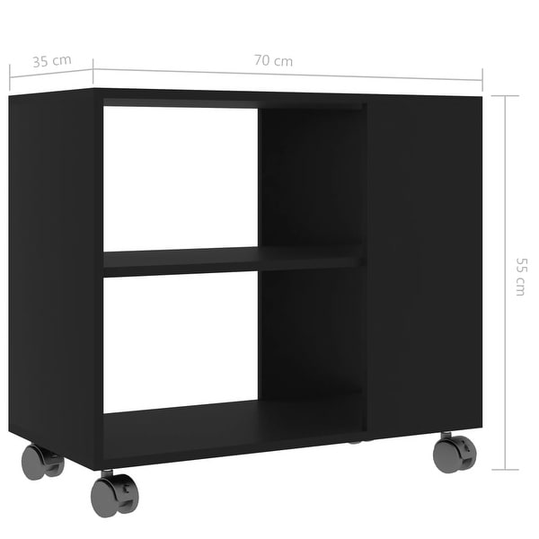 Side Table Black 27.6