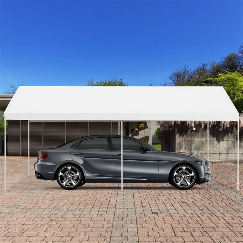 10 x 20 Feet Heavy Duty Portable Carport Outdoor Car Canopy Garage Shelter