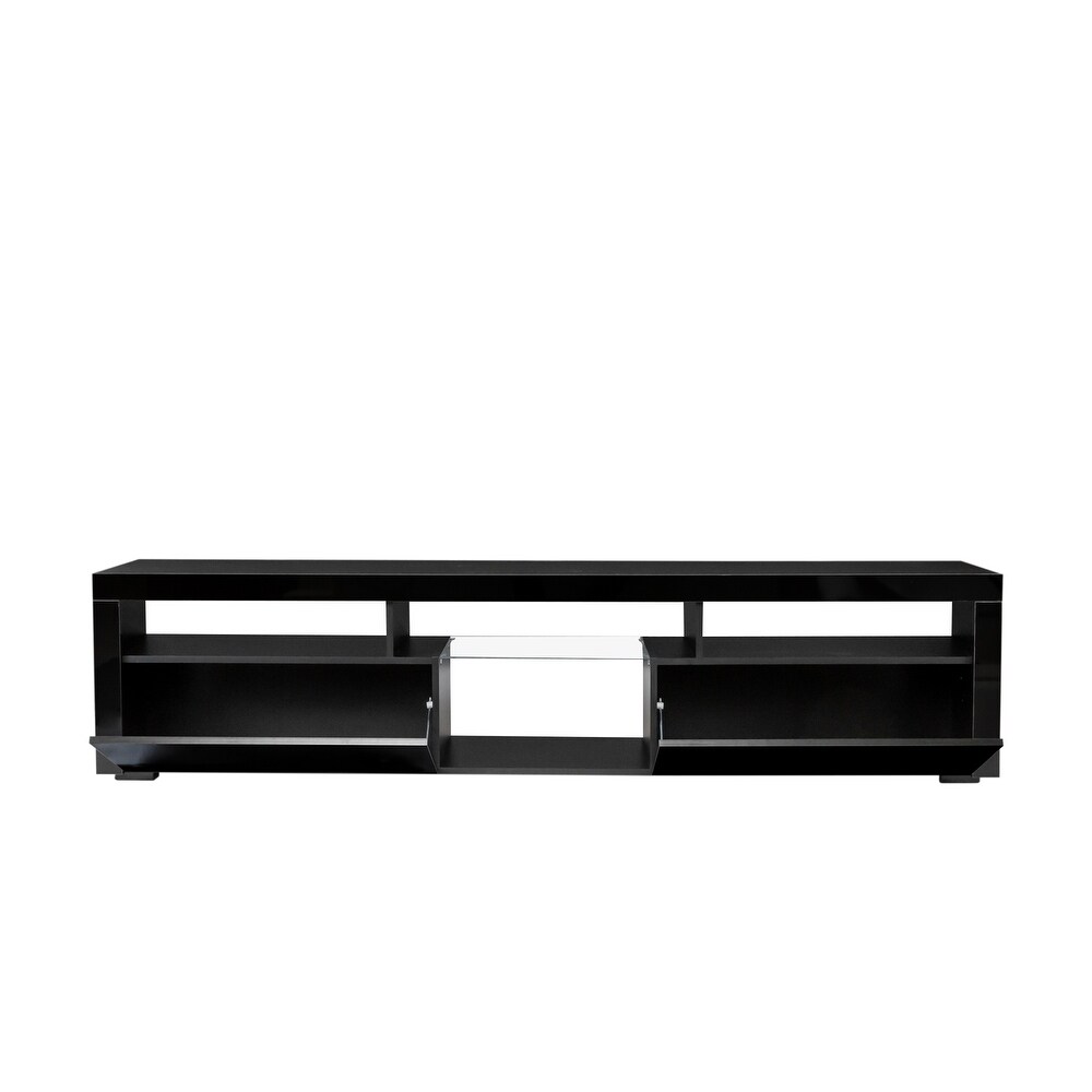 Floating TV Stand Wall Mounted Media Cabinet with LED Lights   78.74\