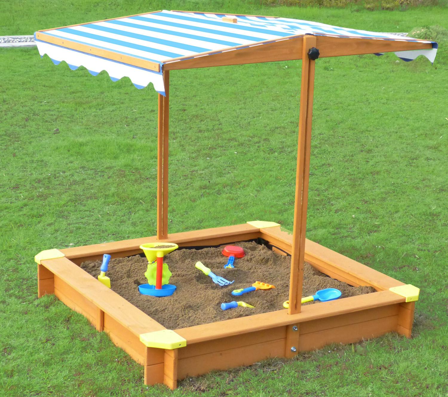 Turtleplay Sandbox with Canopy