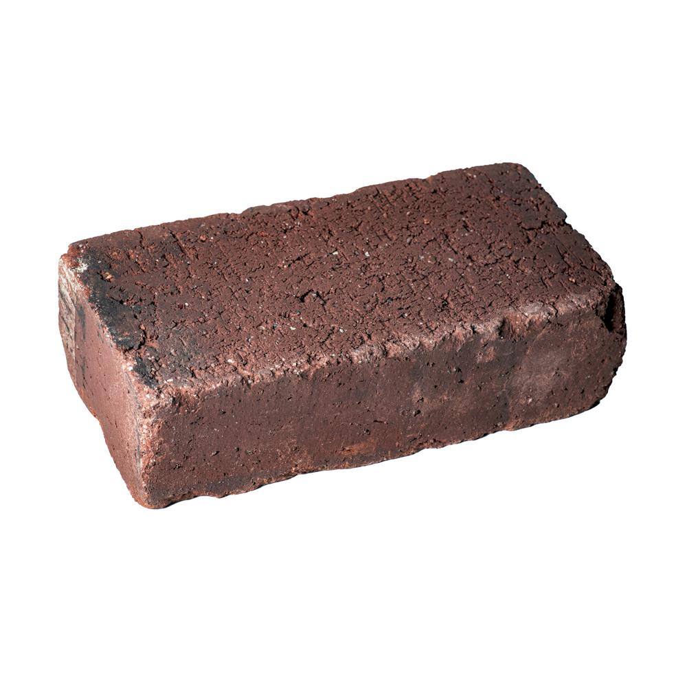 Mutual Materials 8 in. x 4 in. 2.25 x in. Rustic Red Clay Paver (240-Pieces53 sq. ftPallet) RRC0126CMI