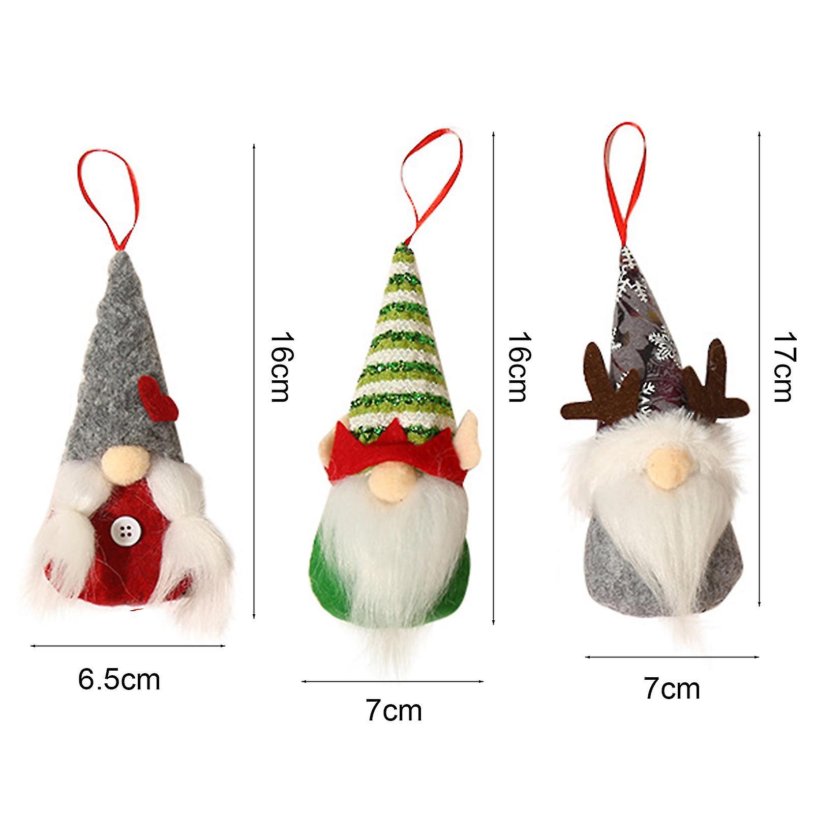 2pcs Gnomes Pendant Easy To Carry Long Hat Small Size Plush Long Hat Forest Doll Pendant