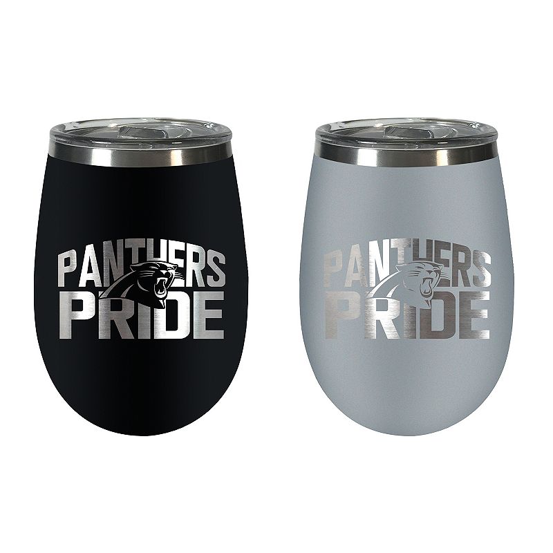 Carolina Panthers Wine Tumbler Set