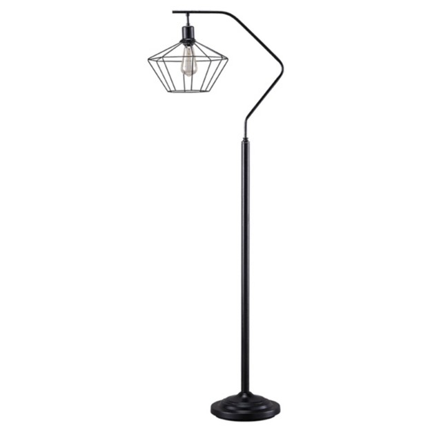 Makeika Metal Floor Lamp Black Signature Design By Ashley