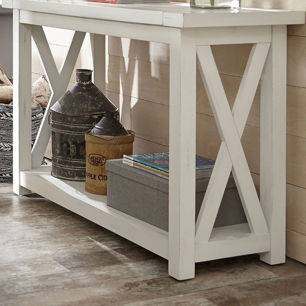 Seaside Lodge Console Table Off White Home Styles