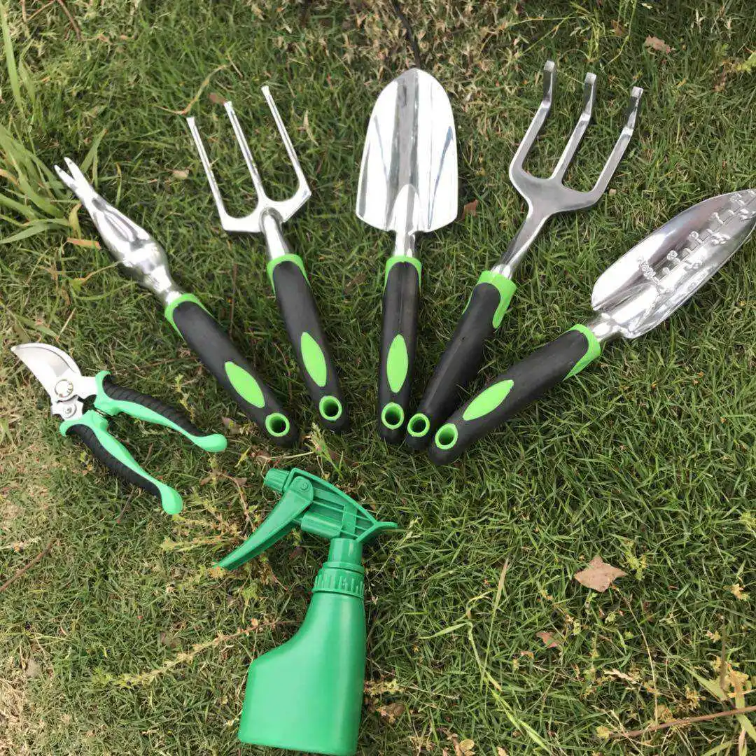 Supplies Gardening Tools For Women Hand Tools Set With Weeder Fork Rake Trowel Pruner Digging Stainless Steel Garden Tools Set