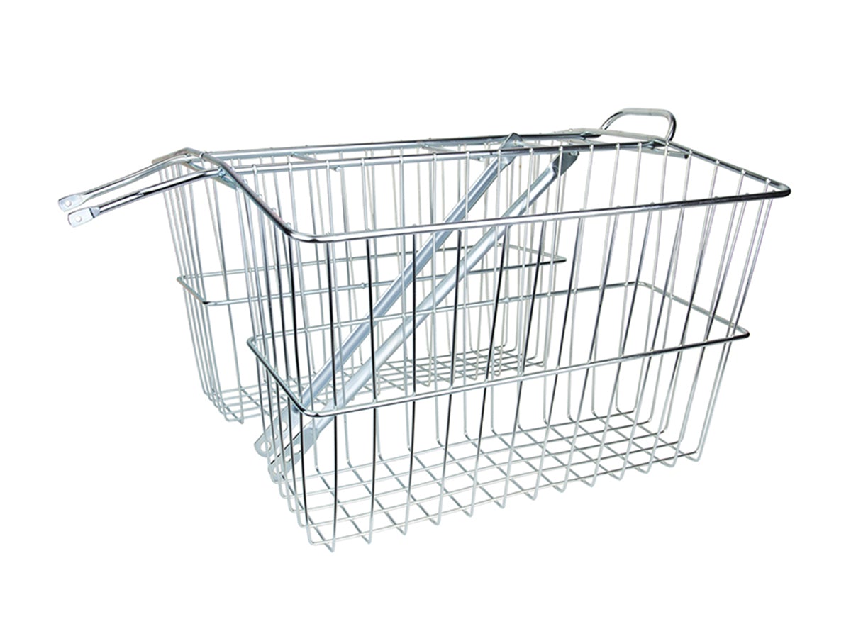 Wald 535 Twin Rear Basket - Silver