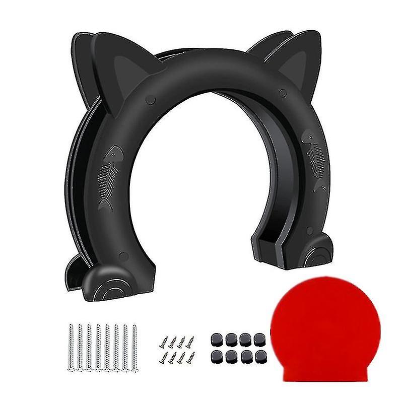 Pet Safe Door Round Security Abs Interior Exterior Door For Cat Door Accessories Cat Supplies Cute Dog Door