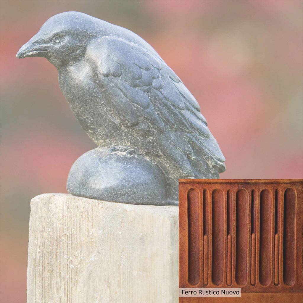 Campania International Small Raven Statue