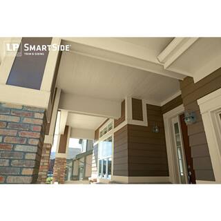 LP SmartSide 1 in. x 4 in. x 8 ft. SmartSide 440 Series Cedar Texture Wood Trim Primed Beige Engineered Treated Wood Trim 7T40481-8