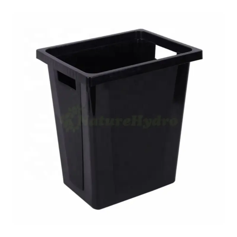 Factory Direct Supplies Black Pot Flower Bucket Wholesale Garden Bucket