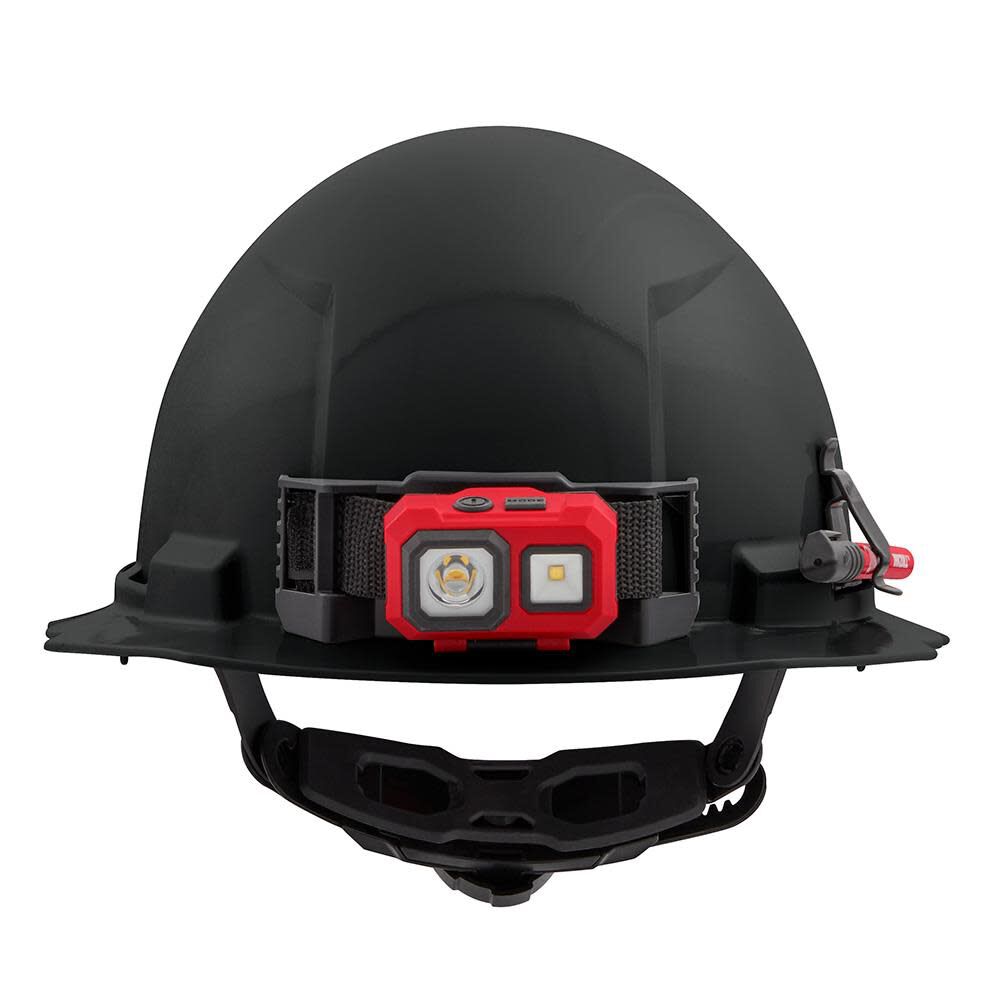 Milwaukee Black Full Brim Hard Hat with 6pt Ratcheting Suspension Type 1 Class E 48-73-1131 from Milwaukee