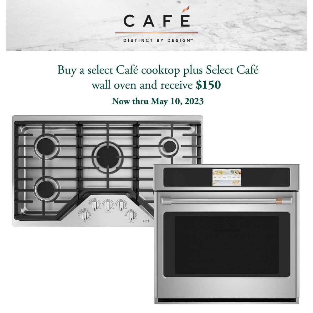 Cafe 30 in. Smart Double Electric Wall Oven with Convection Self-Cleaning in Stainless Steel CTD70DP2NS1