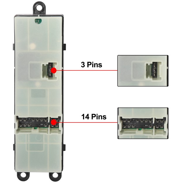 Unique Bargains Power Window Master Switch For Nissan Sentra 2007 2012 For Nissan Pathfinder 2005 2008 25401zp40b 25401 9w100 Black 1 Pc