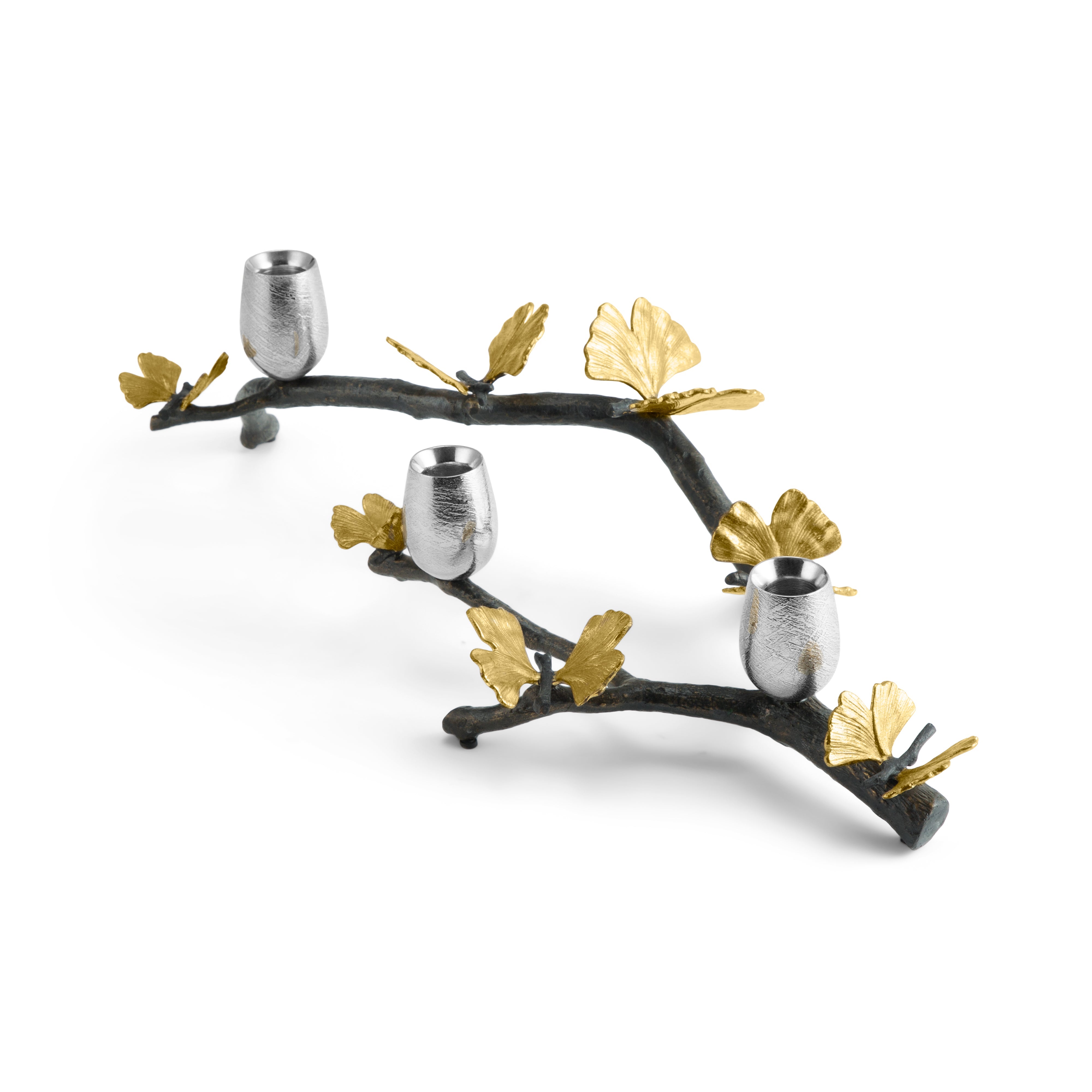 Butterfly Ginkgo Candleholders