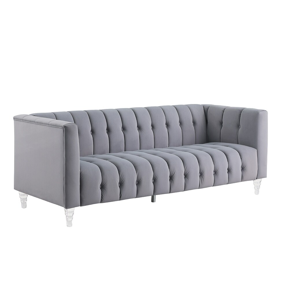 Modern and beautiful sofa with acrylic leg