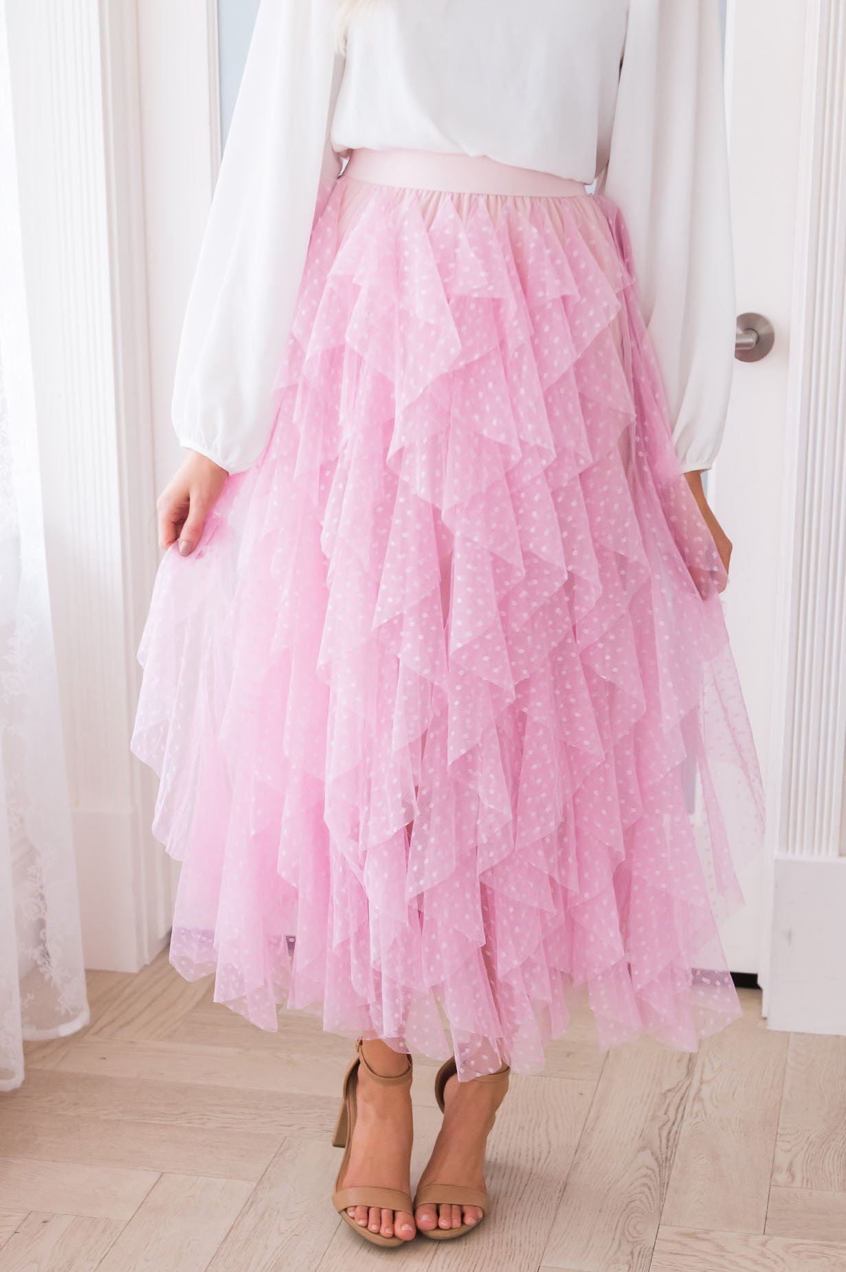 Polka Dot Party Tulle Skirt