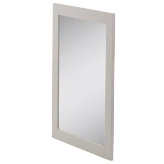 Glacier Bay Del Mar 24 in. W x 30 in. H Framed Wall Mirror in Gray DMWM24-KG