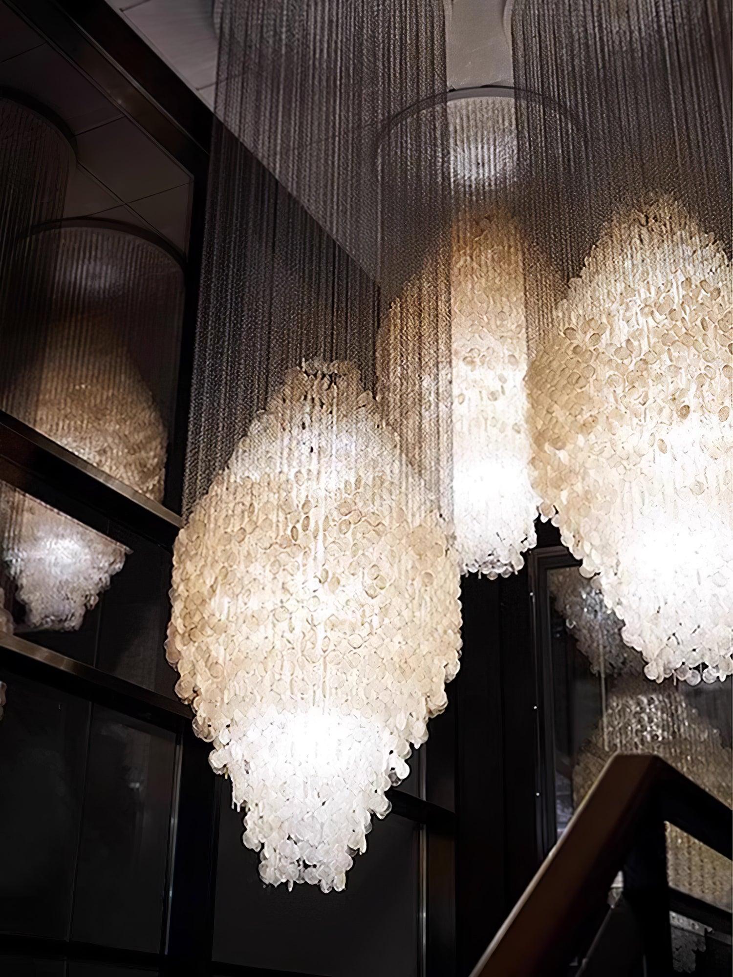 Shell Waterfall Chandelier