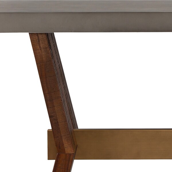 Picadilly Modern Solid Wood Entryway Console Table