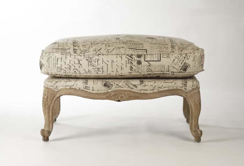 Paris Ottoman   French Country   Footstools And Ottomans   by Nook  ampCottage  Houzz