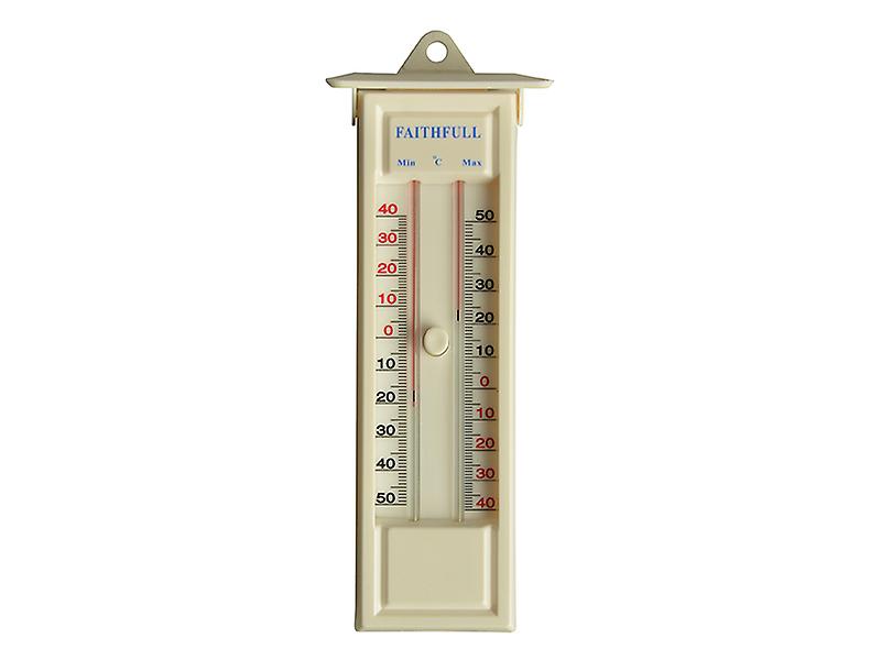 Faithfull Thermometer Press Button Max-Min FAITHMMBUTMF