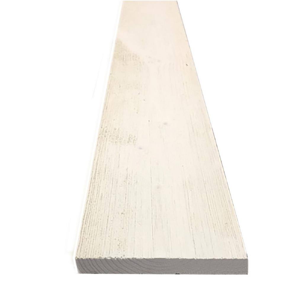 Madison 1 in. x 4 in. x 8 ft. Barn Wood White Pine Trim Board (6-Piece Per Box) 0006459