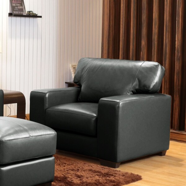 Bordeaux Leather Match Sofa，Loveseat，Armchair and Ottoman