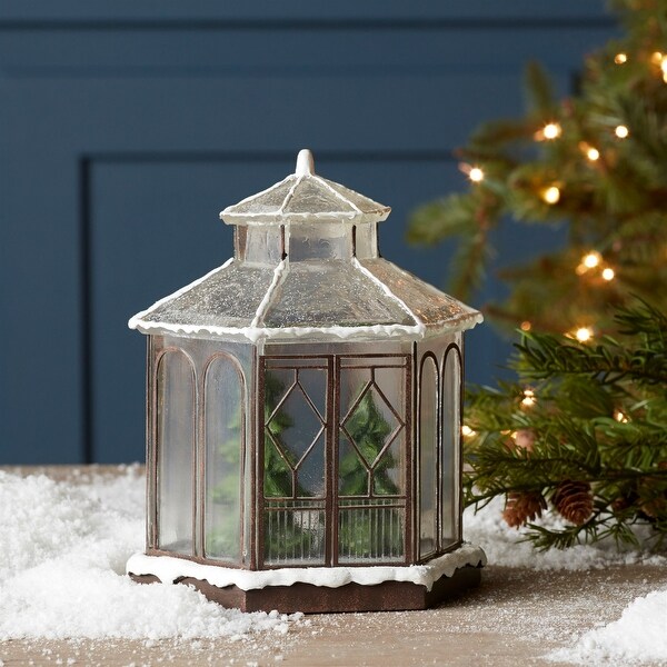 LED Lighted Gazebo Christmas Tabletop Decoration