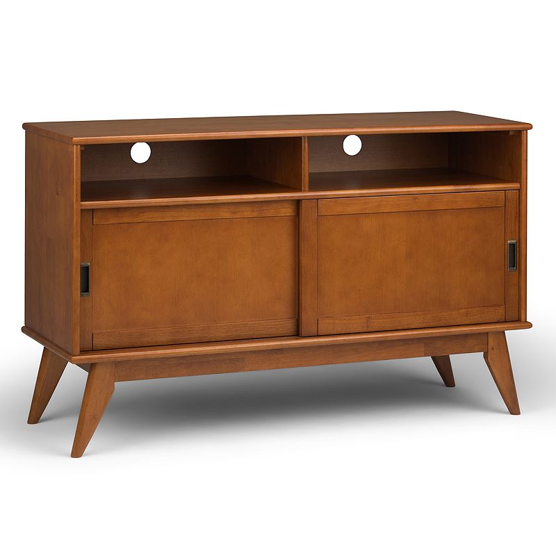 Simpli Home Draper Mid-Century Tall TV Stand