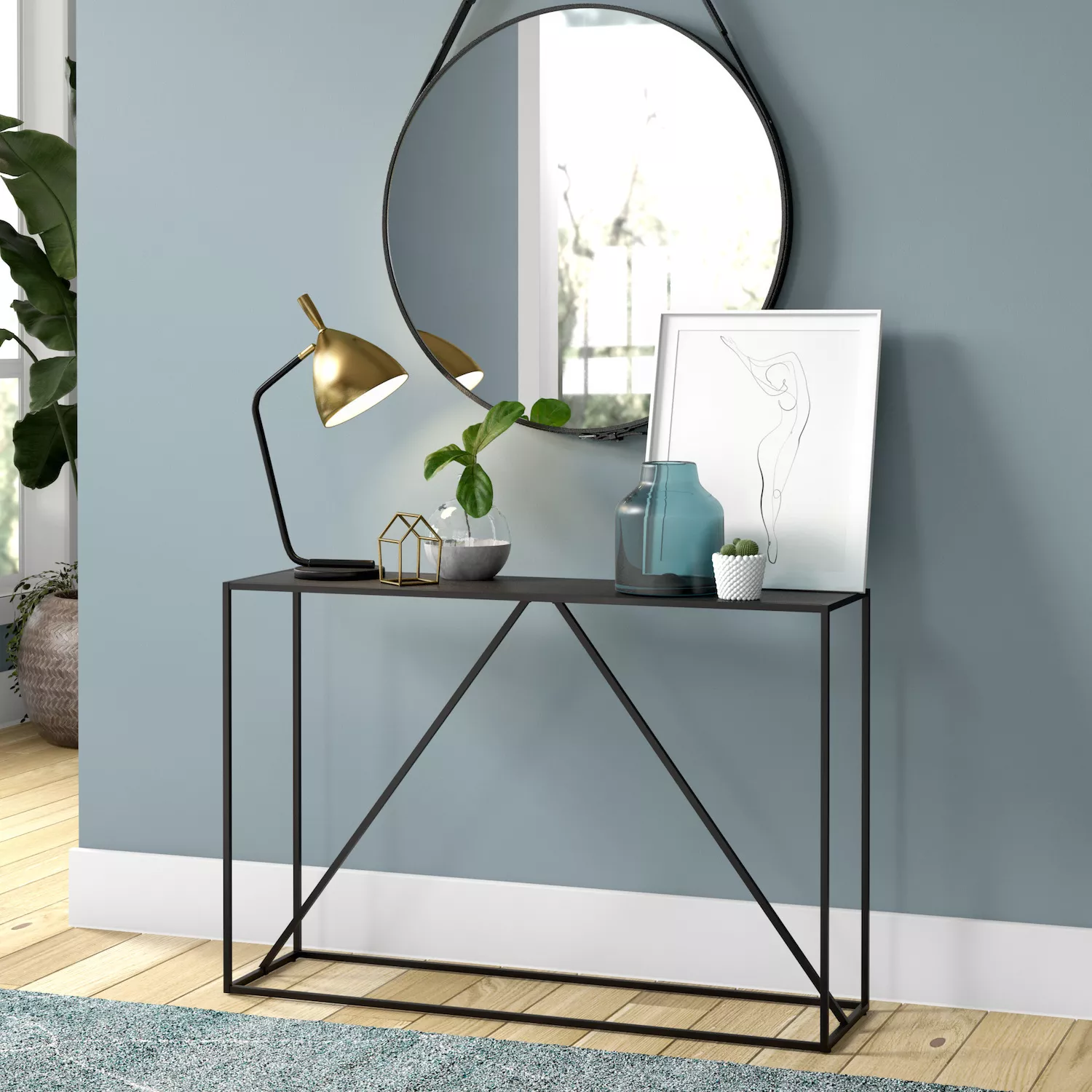 Finley and Sloane Pia Rectangular Console Table