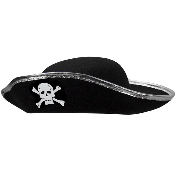 Brybelly Hard Shell Tricorne Pirate Hat