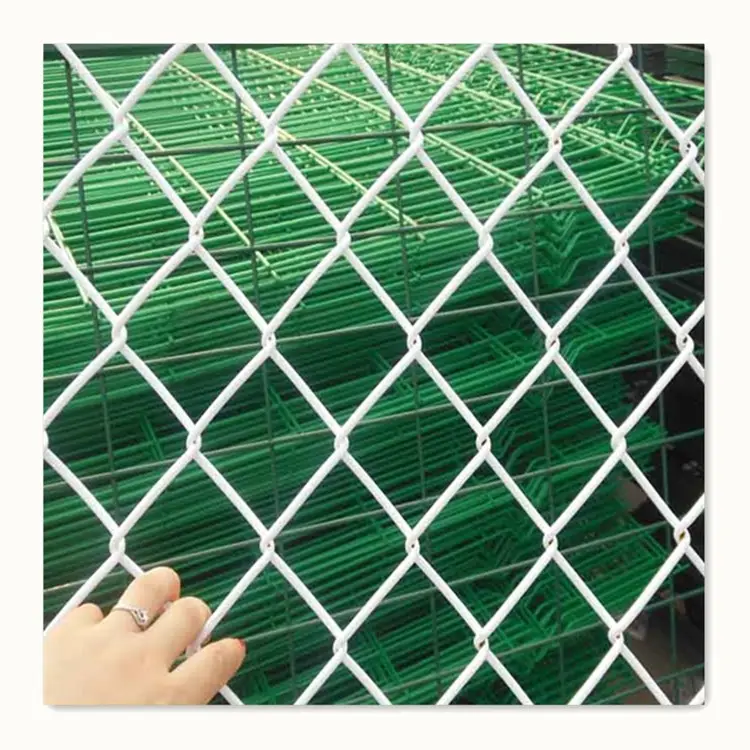 Best Selling Factory Supply Black PVC Coated Galvanized Chain Link Fence