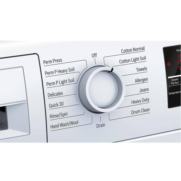 Bosch 300 Series 24 in. 2.2 cu. ft. High-Efficiency Front Load Washer in White ENERGY STAR WGA12400UC