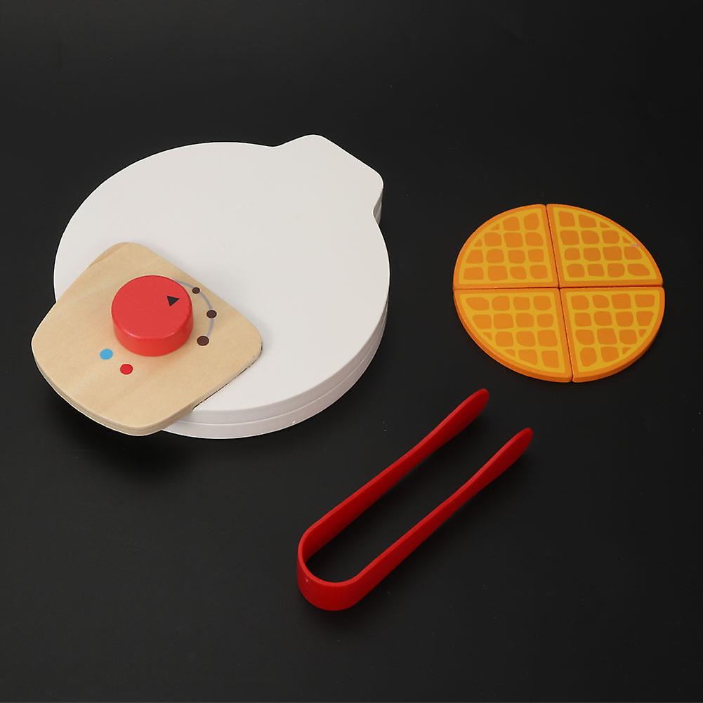 Wooden Kids Toy Pretend Play Kitchen Pancake Machine/coffee Machine Set With Accessoriespancake Machine