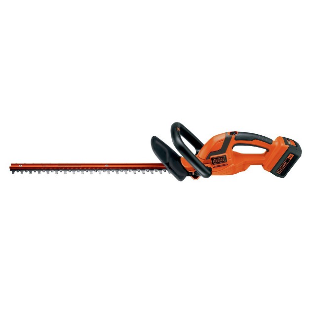 Black amp Decker Lht2436 40v Max Lithium ion Dual Action 24 In Cordless Hedge Trimmer Kit