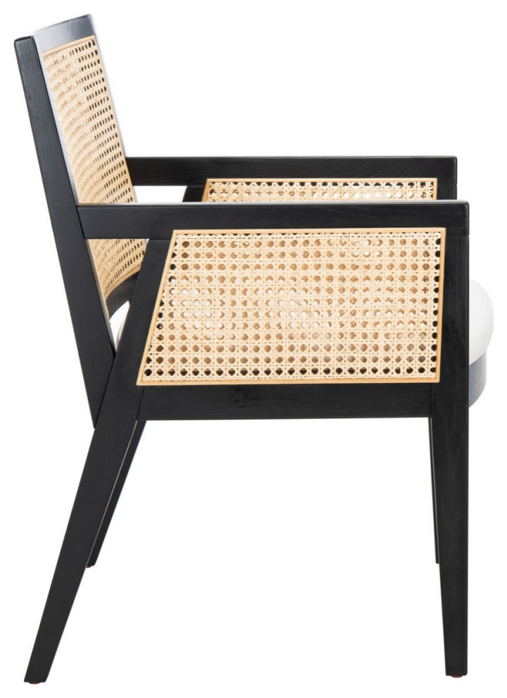 Battan Dining Chair Black/Natural Set of 2   Tropical   Dining Chairs   by Virgil Stanis Design  Houzz