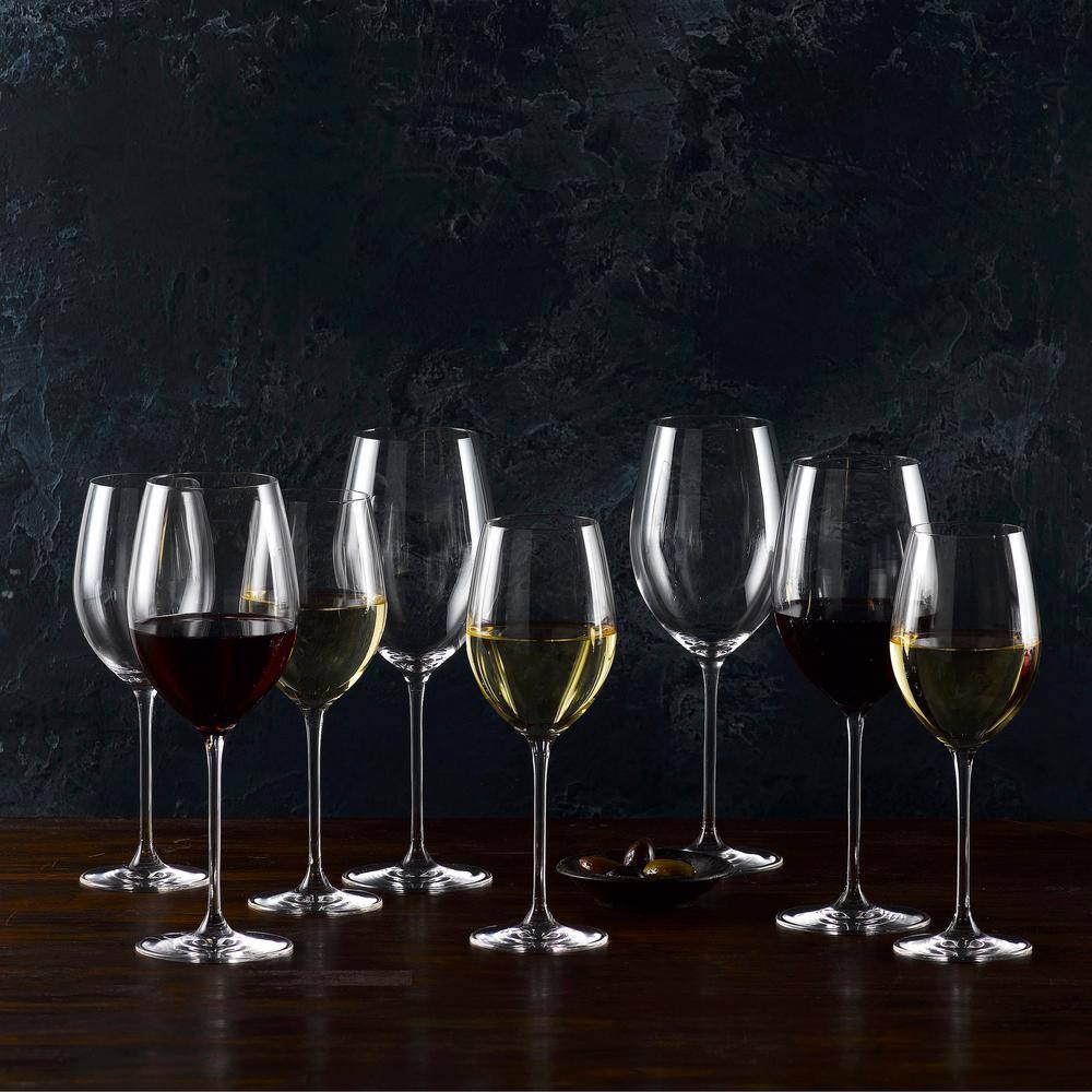 Marquis By Waterford Moments 12.8 fl.oz Crystal White Wine Glasses Set (Set of 8) 40033805