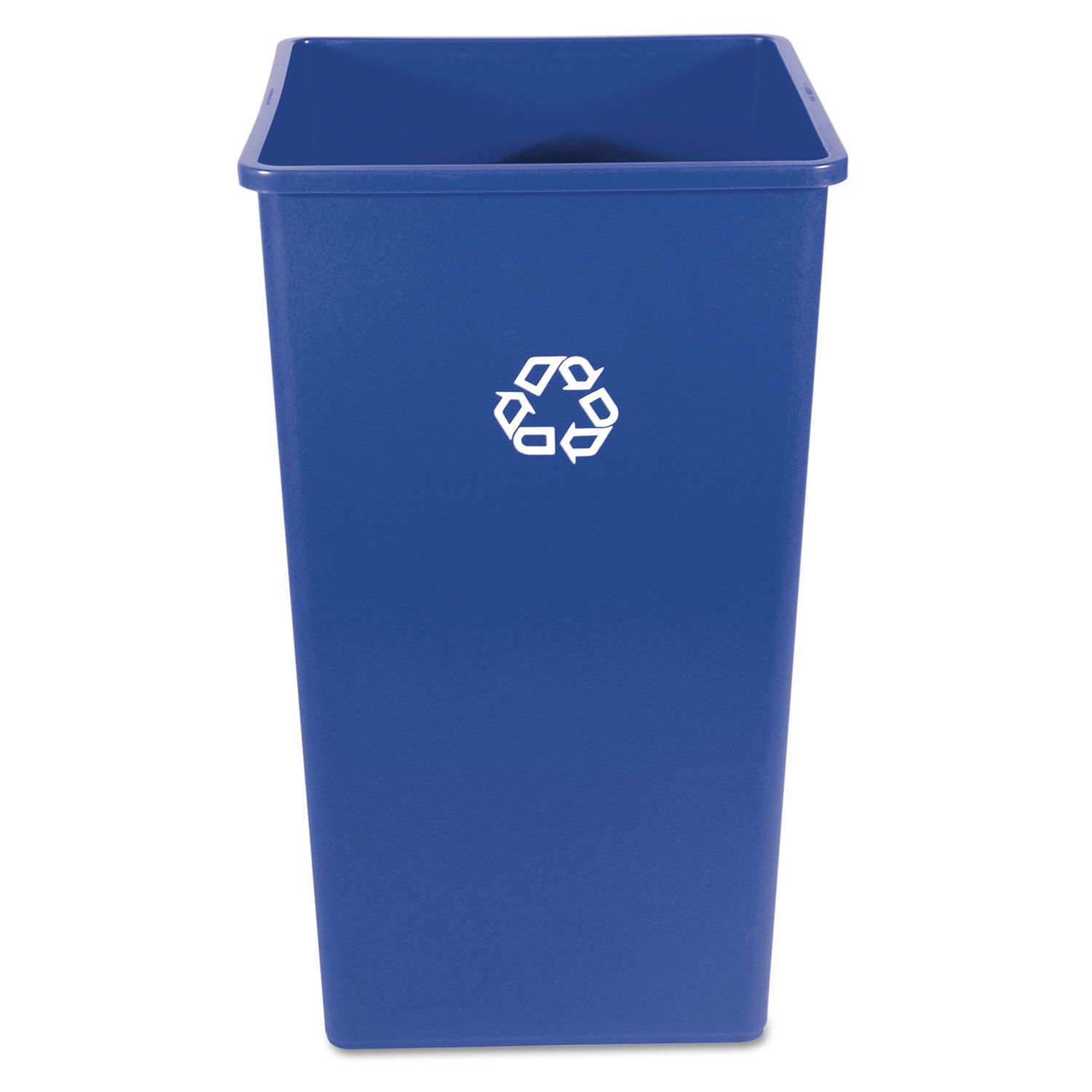 Square Recycling Container by Rubbermaidandreg; Commercial RCP395973BLU