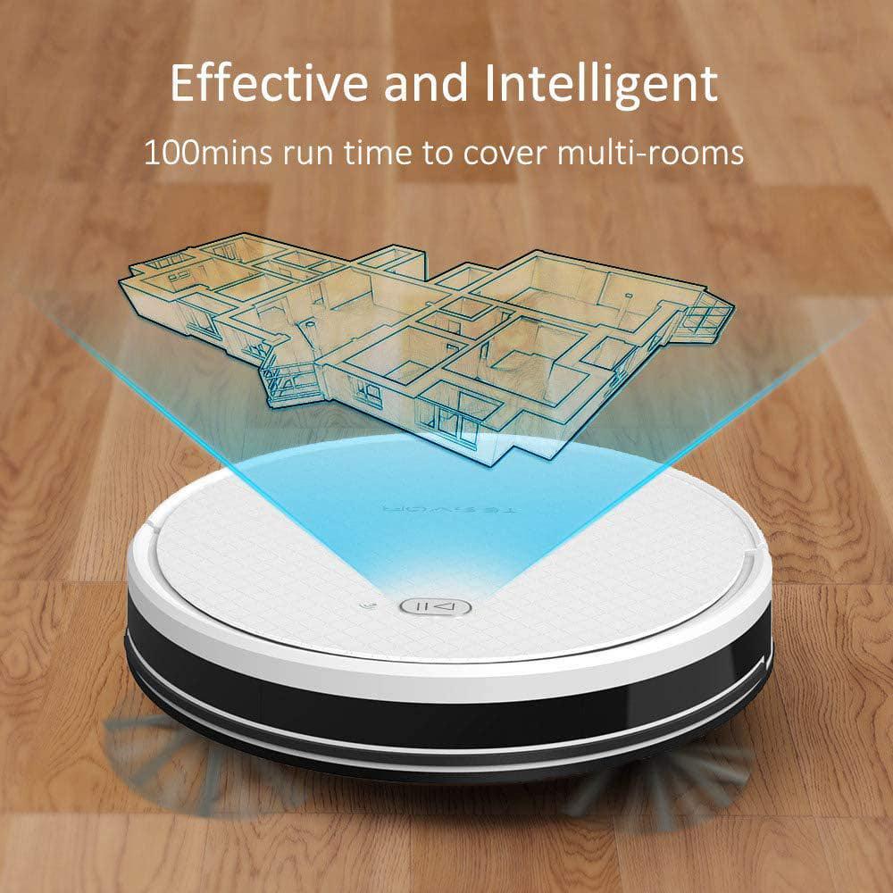 Tesvor x500 Pro Robot Vacuum Cleaner and Mop 1800Pa Strong Suction SelfCharging WiFi Connected