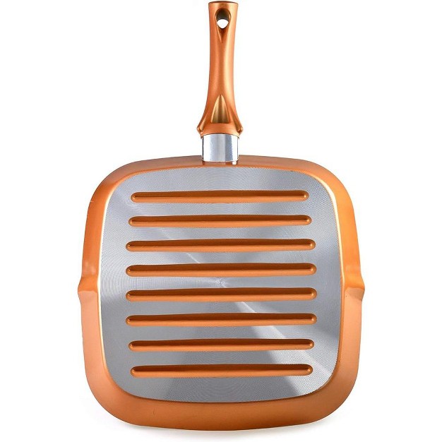 Ravelli Italia Linea 20 11 inch Non stick Copper Grill Pan