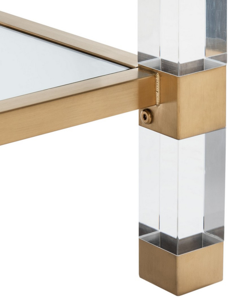 Safavieh Couture Angie Acyrlic Console Table   Contemporary   Console Tables   by Safavieh  Houzz